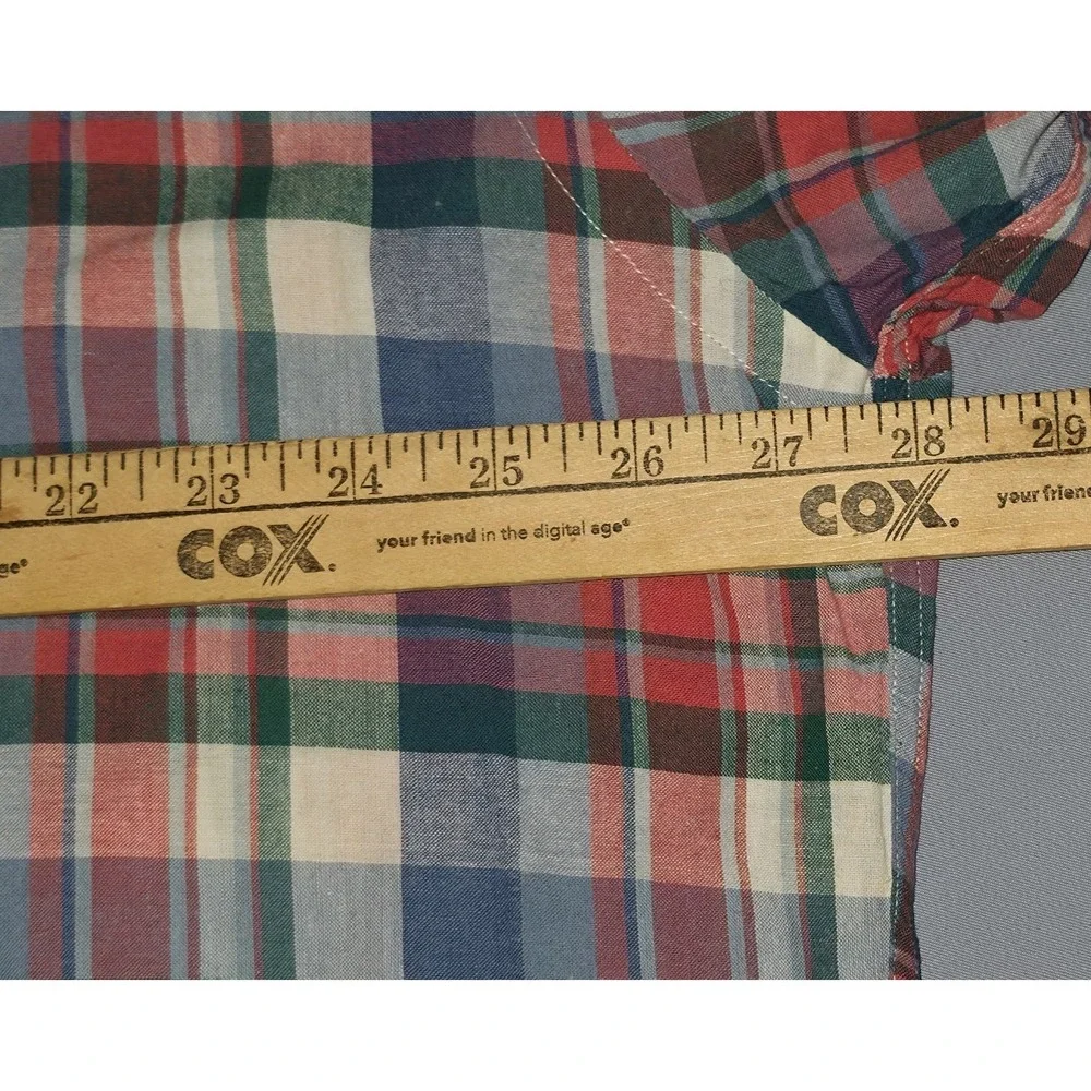 Vtg Ralph Lauren Blake Men's XL Multicolored Plaid Shirt Button Down‎